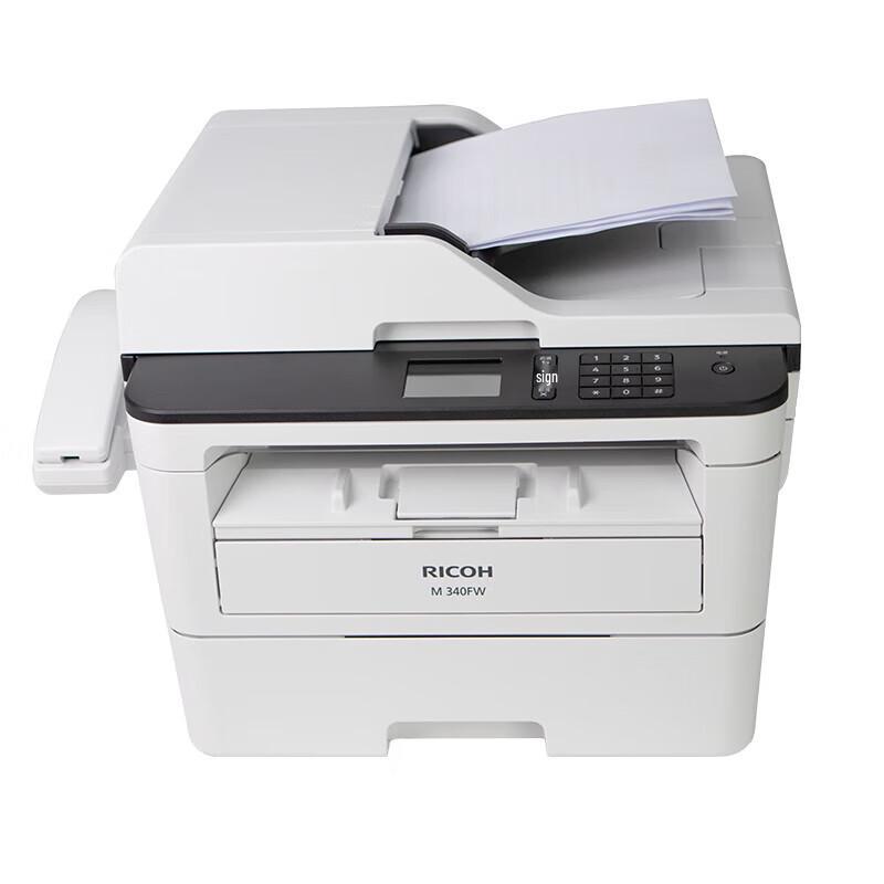 Ricoh M 340FW A4 Mono Laser 4-in-1 Multifunction Printer CN plug (adapter included)