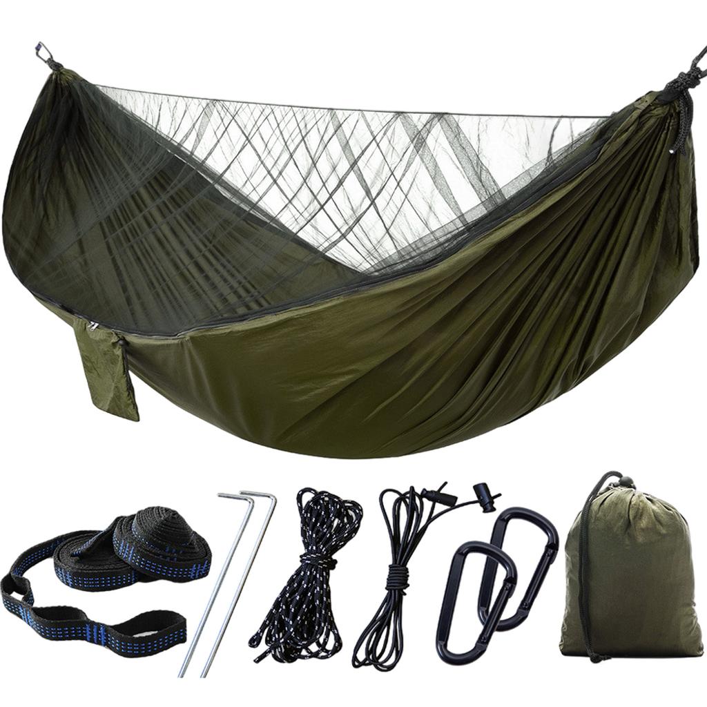 Travel Camping Hammocks Portable Hammocks Outdoor Lightweight Double Nylon Camping Hammock amping Accessories For Outdoor