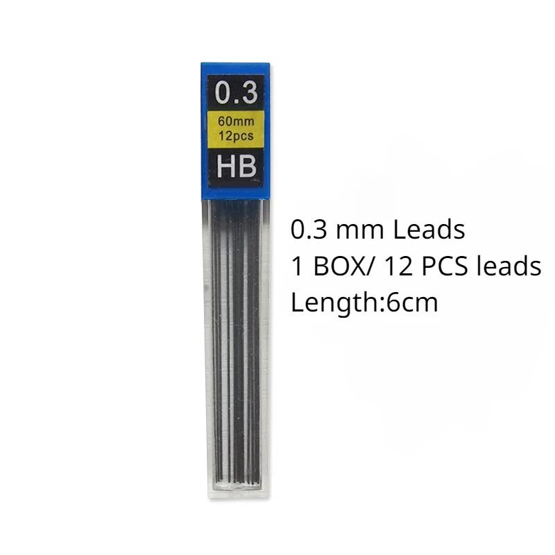 0.3 0.5 0.7 0.9 1.3 2.0mm HB Replacement Refill Leads Refill for Mechanical Pencil Automatic Pencils Stationery School Supplies