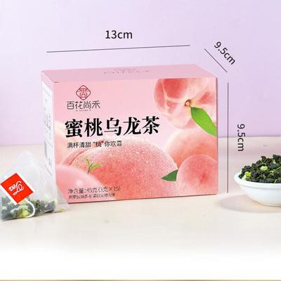 New Peach Oolong Tea Bag White Peach Oolong Tea Cold Brew Fruit Tea Triangle Bag