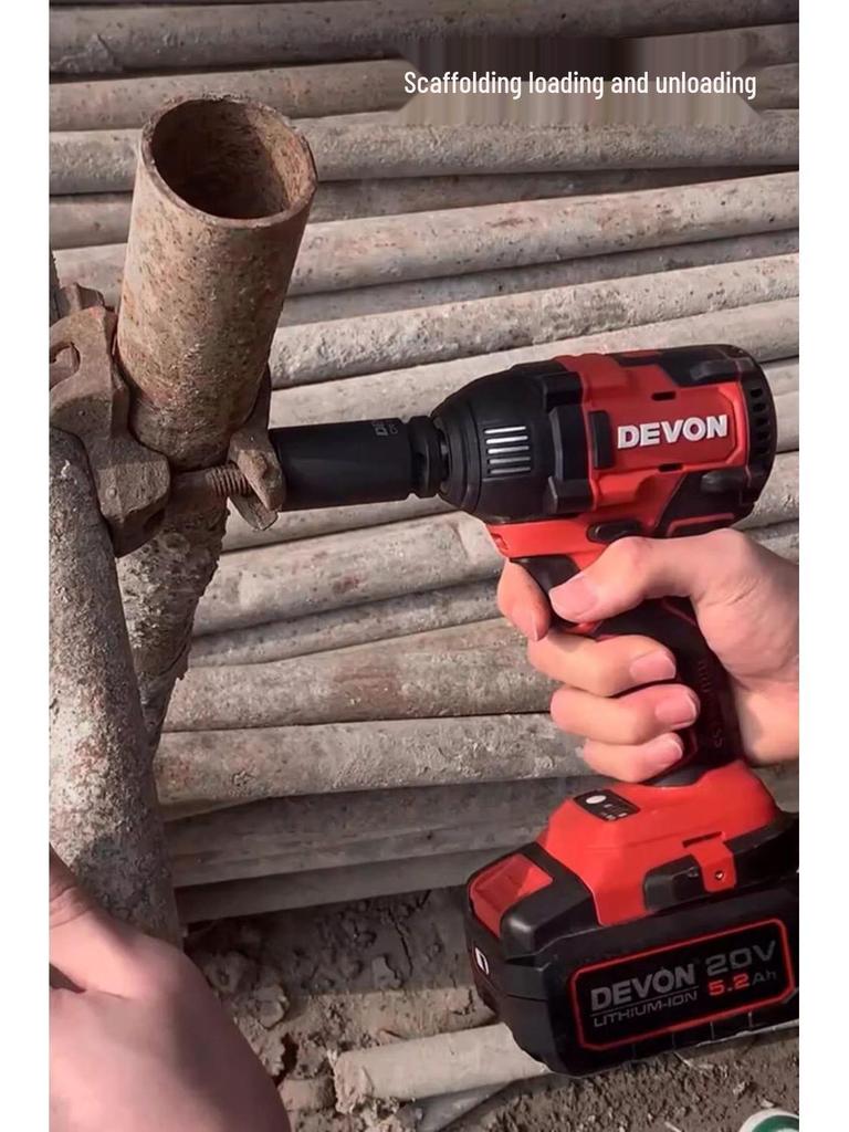Dayou 5733 Electric Wrench - 350 Large Torque, Lithium Battery, Auto Repair Tire Impact Tool