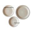 Abay Milky White Glazed Ceramic Fish Plate