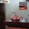 170ml Handmade Yixing Purple Clay Teapots Handmade Pot Raw Ore Purple Mud Kettle with Strainer Chinese Zisha Tea Set Tableware