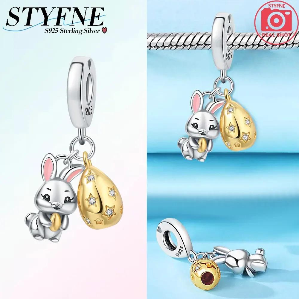 Charms Copper Original Elephant Colorful Peacock Bee Frog Beads Fit Bracelet Women Jewelry Diy Fine Gift Accessory