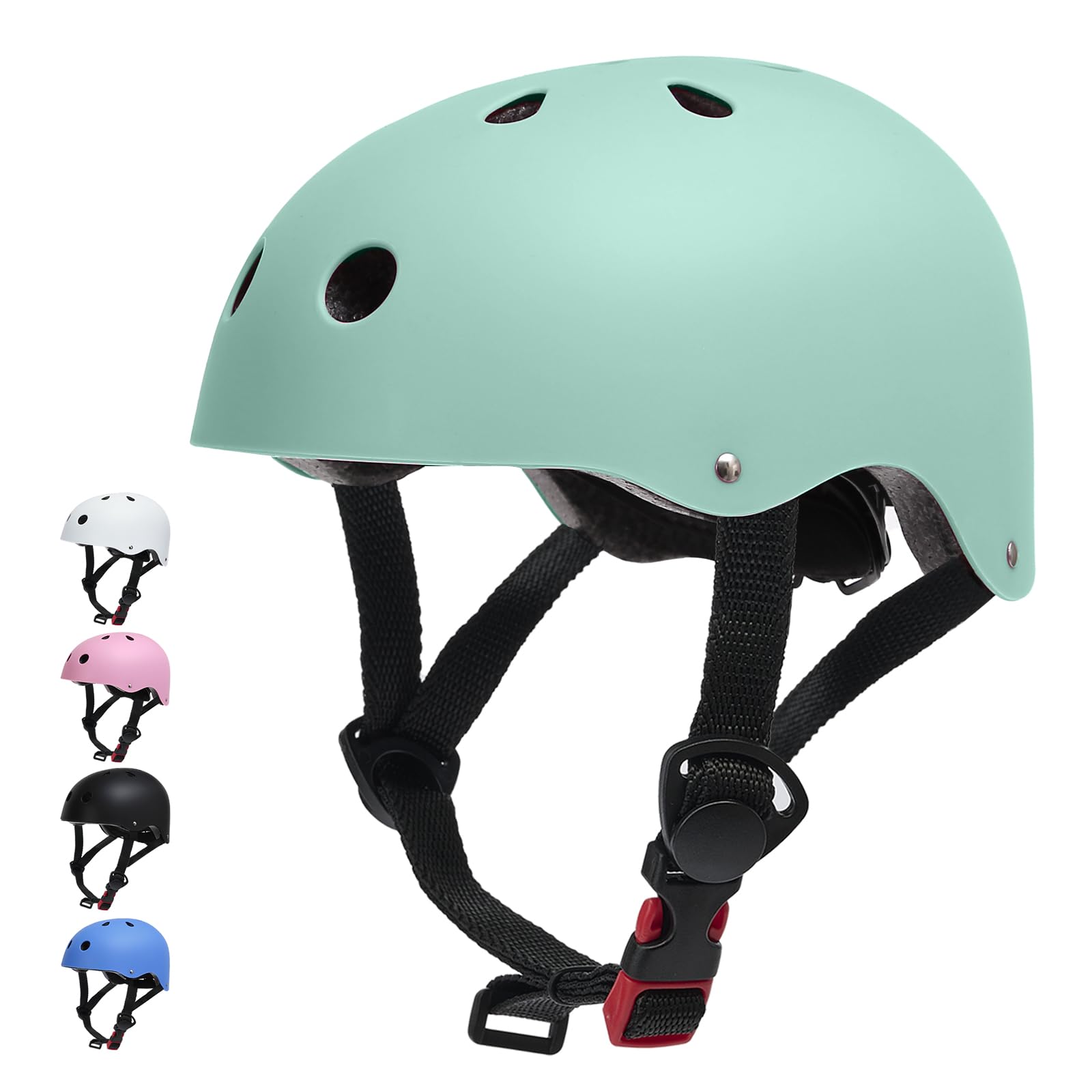 

Велосипедный шлем с регулируемой защитой от ударов по голове для детей младшего школьного возраста, CE CPSC размер S [wowlomo], Детский шлем, Защита, Легкий, Прочный, зелёный