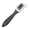 Suede Leather Three Sided Shoe Brush Brass Wire Shoe Cleaning Care Brush Snow Boots Shoe Cleaner Shoe Accessories