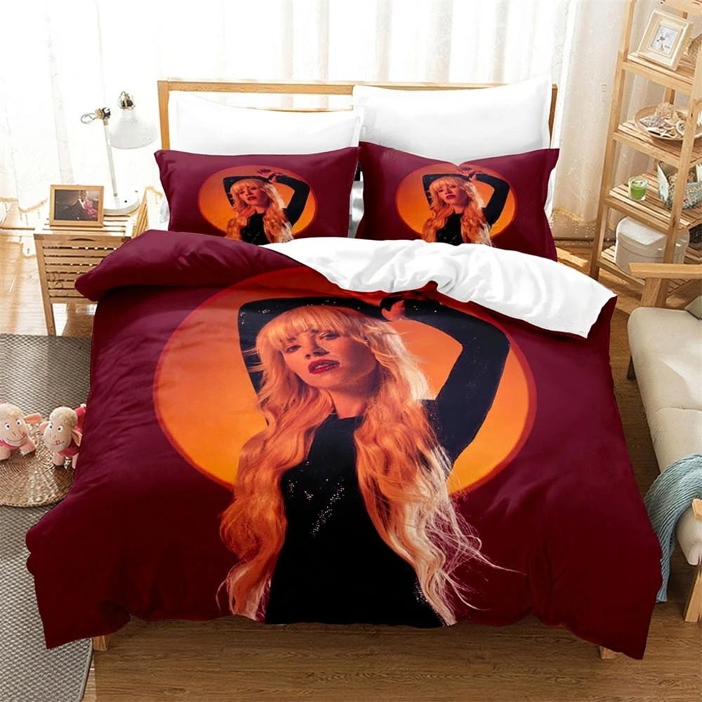 Singer Carly Rae Jepsen Bedding Set 3D Print Duvet Cover Pillowcase Single Twin Size Student Adult 2/3piece Set Home Decor