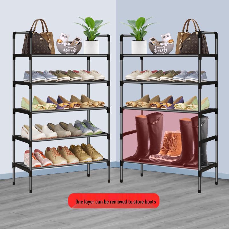 Multi-Layer Metal Shoe Rack Cabinet for Dorms