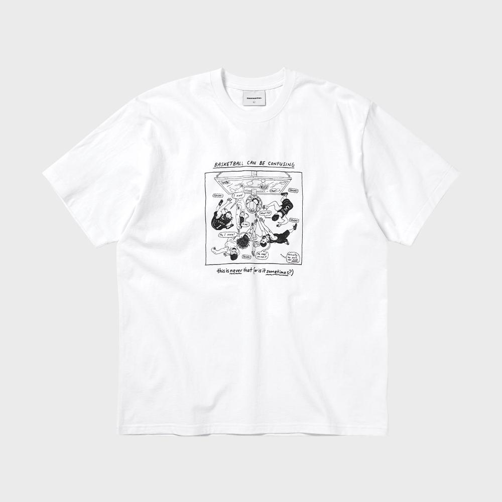 ThIs Is Never That Went Basketball Tee White S