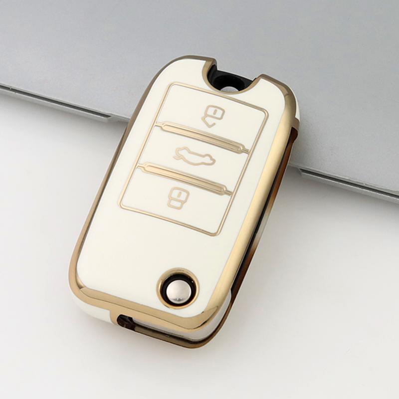 TPU Auto Shell Protector Keyless Accessories for Roewe MG ZS GT GS 350 360 750 RX5 MG3 MG5 MG6 MG7 Car Flip Key Case Cover Bag