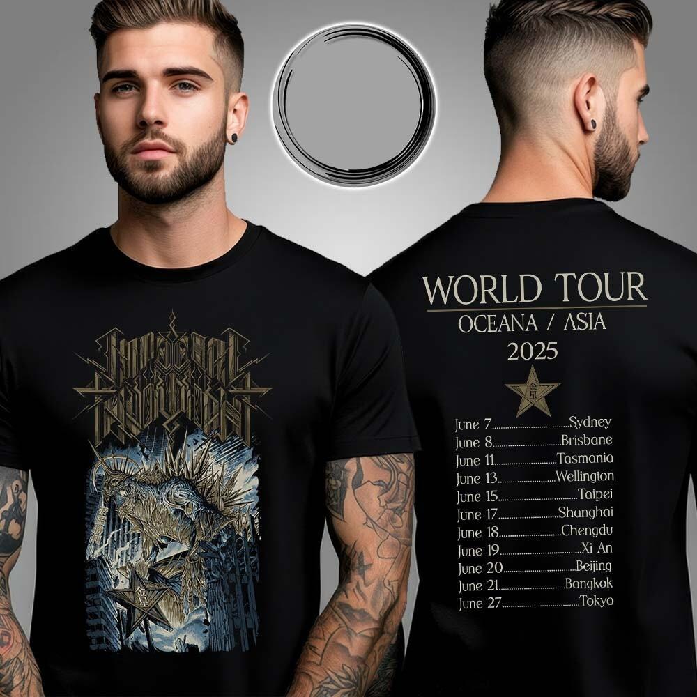 Imperial Triumphant Oceania Asia World Tour 2026 Tour Dates Schedule 2 Sides Tee M