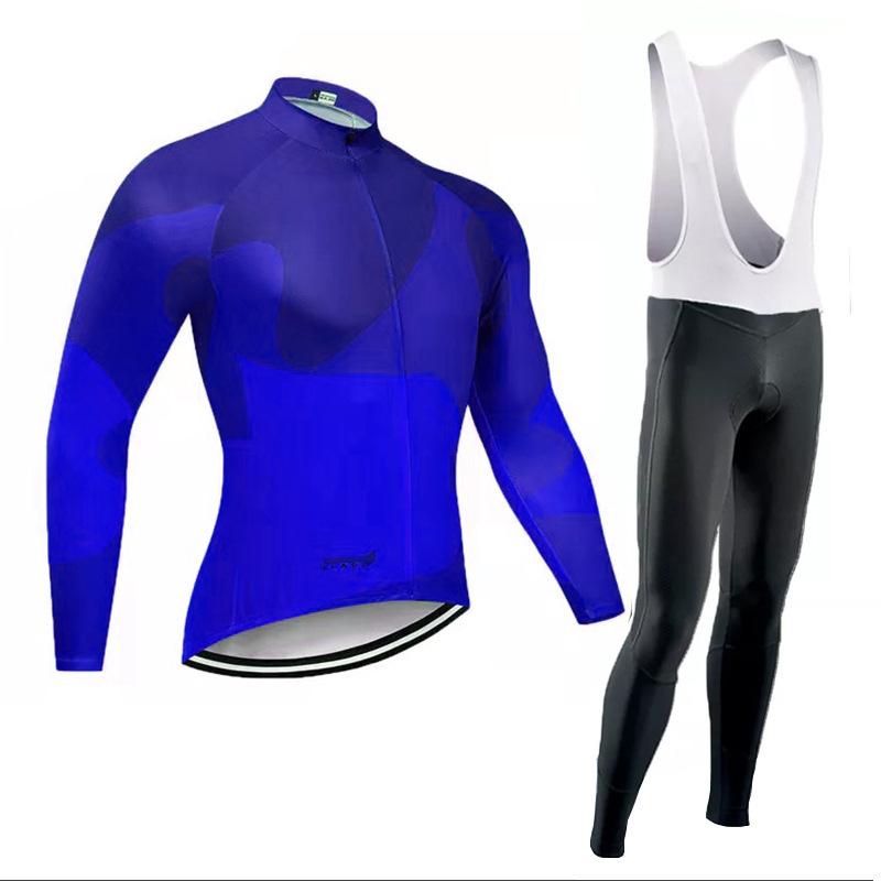Sweat-wicking and Breathable Tour De France Cycling Suit, Cycling Suit, Fleece Tour De France 2026 Long-sleeved, Autumn Breathable Cycling Suit Set.