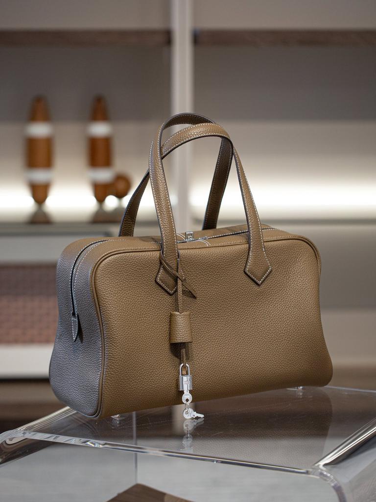 2025 Versatile Large Capacity Top-Grain Cowhide Preserved Leather Ball Bag Genuine Leather Casual Handheld Single Shoulder Bag