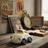 Vintage Beetle Statue Retro Car Home Decor Classic Money Piggy Bank Collectible Figurines Decoration Gift for Kids and Lovers