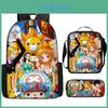 One Piece Luffy Backpack For Kids With Breathable Oxford Fabric School Bag For Elementary Students