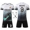 Real Madrid Mbappe Gedenkausgabe Kinder Fußballtrikot Set Mehrfarbig Sportbekleidung