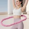 Weighted Design Soft Fitness Hoop Soft Velvet Fitness Waist Trainer Waist Toning Ring  Yoga