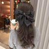 Polka Dot Bow Claw Clip: Elegant Women's Hair Accessory
