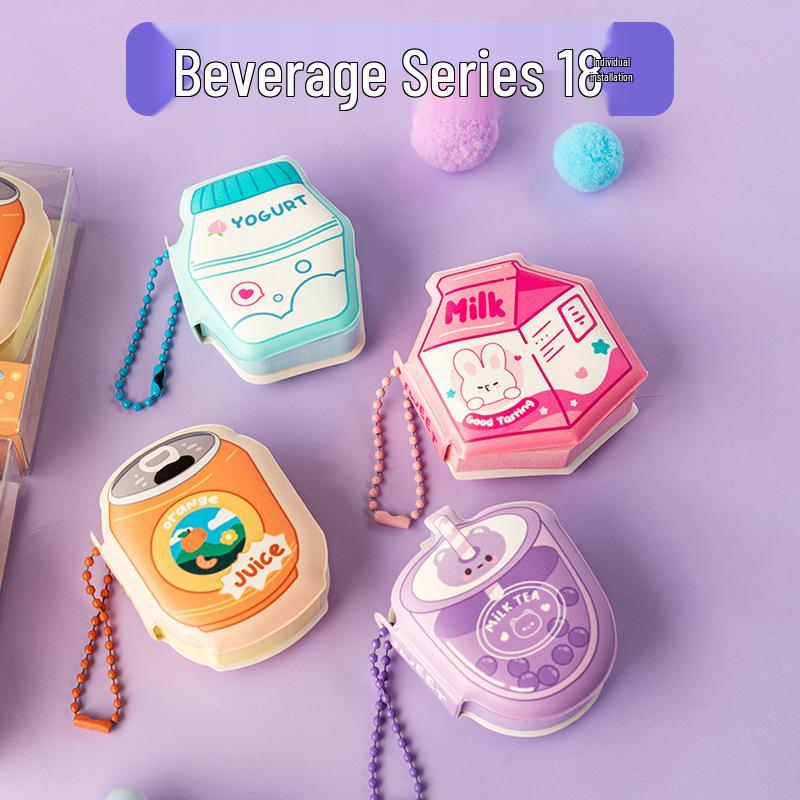 Mini Bean Decompression Sticky Notes: Cute Pocket-Size Pinch Memo Pad