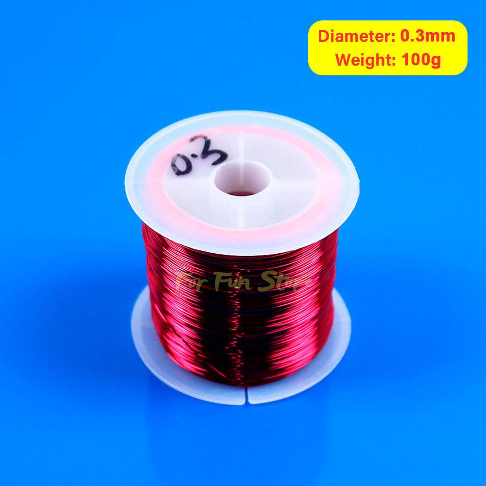 For Fun Copper Wire Enameled Wire 0.1mm -1.0mm Multi-purpose Bead String Cable Conductive Copper Wire Magnet Wire Bare Wire Coil