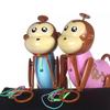 Douyin Climbing Rope Fun Little Monkey Children'S Game Interactive Pull Wire Climbing Toy Bb Called Monkey