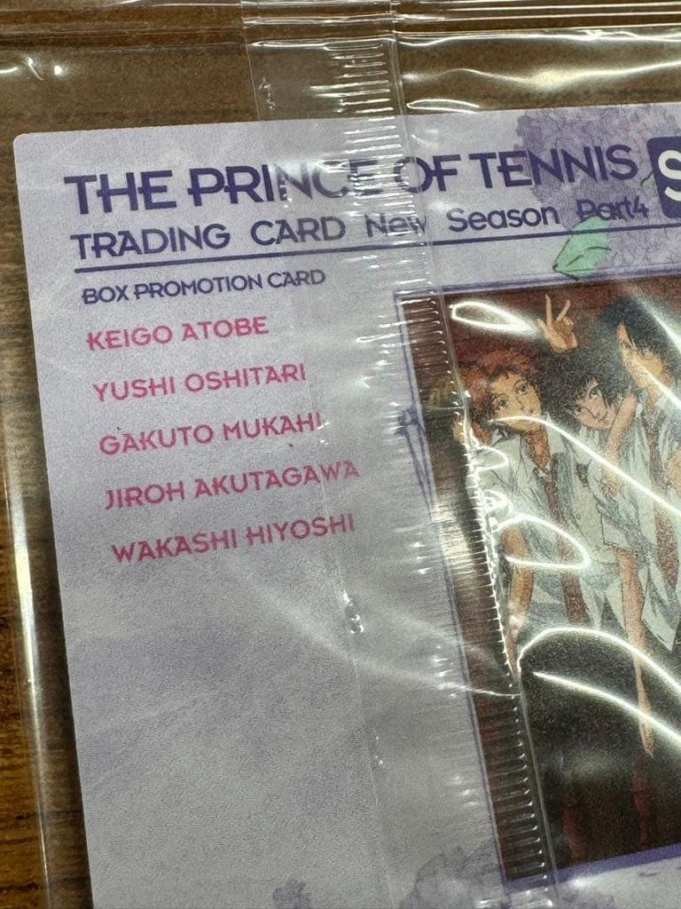 [USED] The Prince of Tennis Trading Card Box Purchase Bonus Card Rare Card Hyotei