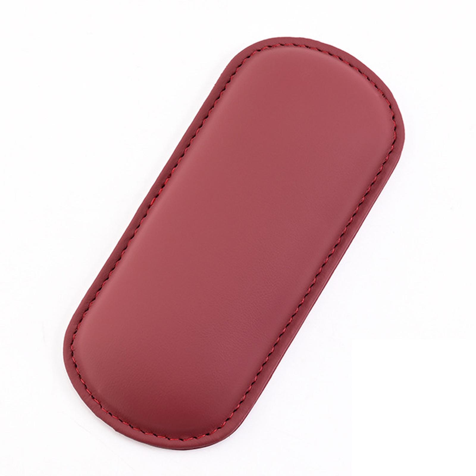 

Автомобильный кожаный наколенник, универсальная, простая установка, высококачественная автомобильная подушка, подставка для ног для вождения на большие расстояния, держатель для рук, аксессуары красный