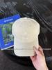 Edelweiss Embroidered Baseball Hat Retro Dark Gray Couple Versatile Trendy Face Small Big Head Cap