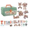 Simulation Children Puzzle Repair Assembly Pretend Play Home Toolbox Electric Screwdriver Repair Toolbox Toy Set Gift