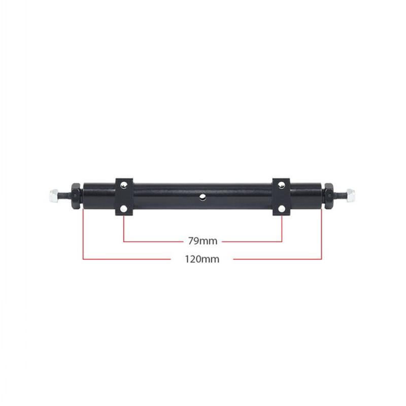 RC Metal Unpowered Rear Axle 120mm 140mm 167mm for 1/14 Tamiya Trailer 1/10 Car DIY Upgrade Parts