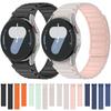 Original Silicone Strap for Samsung Galaxy Watch 7 6 5 4 40mm 44mm/5 Pro Magnetic Bracelet Galaxy Watch 6 Classic 47mm 43mm Band
