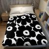 Poppy Floral Flannel Blanket Perfect for Sofa Office Bed Travel Sleep Read Relax Camping four season use