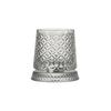 9oz Rotating Whiskey Glass with Base 360 Degree Swivel Crystal Glass Tumbler for Spirits and Cocktails Durable Design