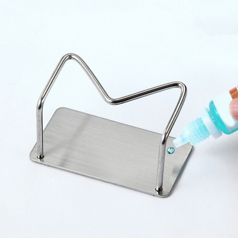 Wall Mounted Sink Sponges Holder Self Adhesive Sink Sponges Racks Practical Wall Hooks Bathroom