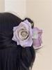 1 Women's New Retro Simulation Rose Flower Back Head Claw Hair Hair Accessories Photo Internet Celebrity Travel Accessories