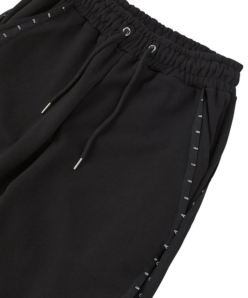 ULKIN Hook Tape Sweatpants_Black