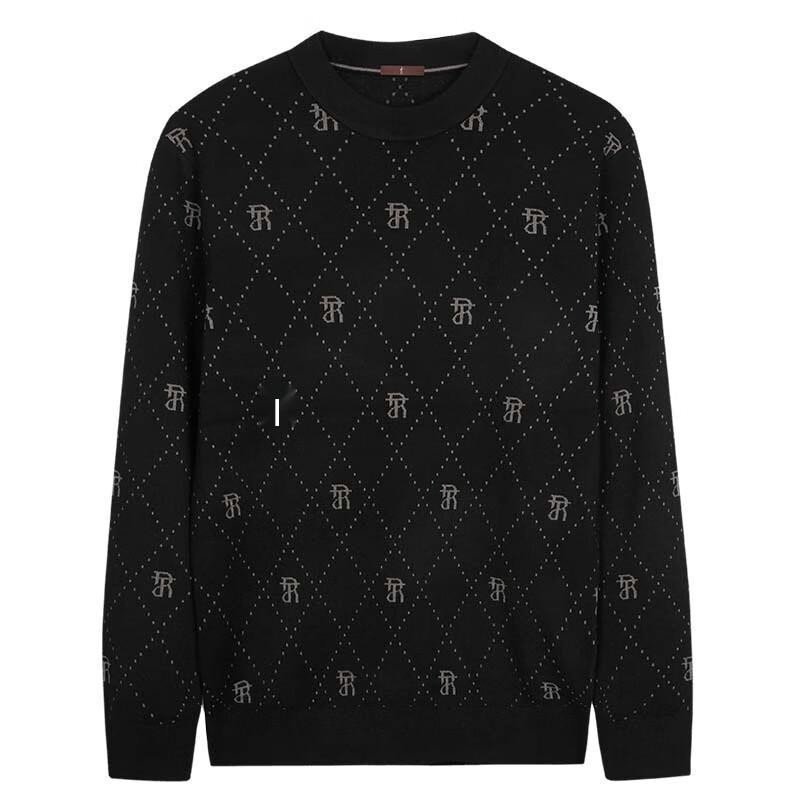 

TRIES Men s Autumn/Winter Crew Neck Knit Sweater XL 52