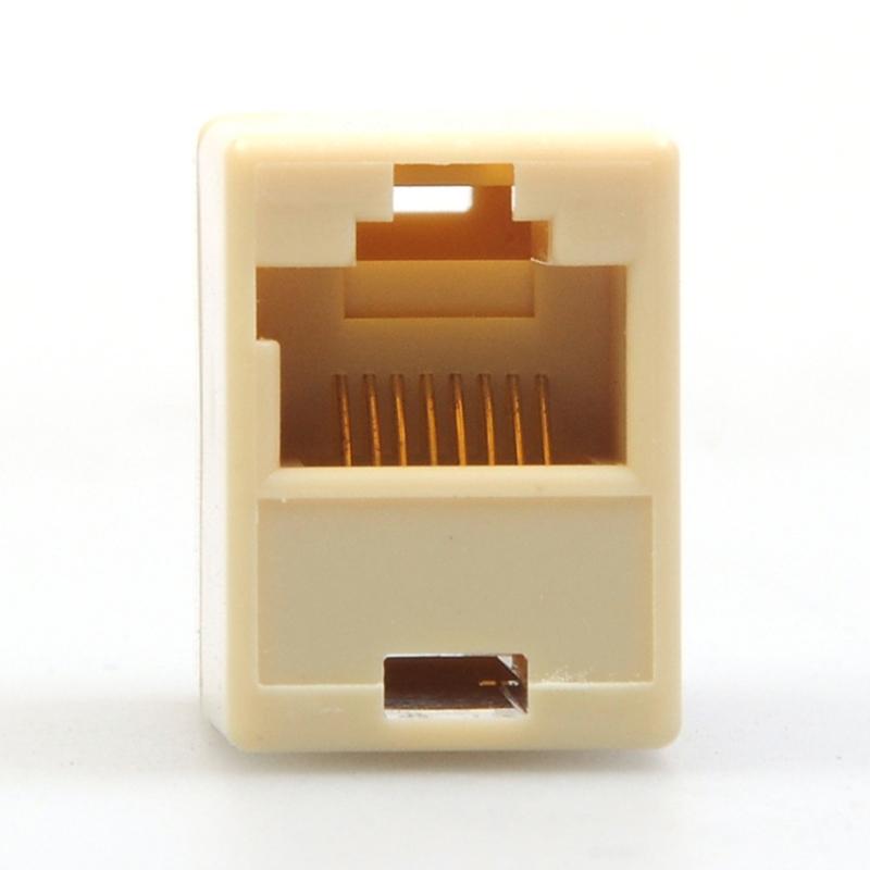 10Pcs Networking Ethernet Double Straight Head LAN Cable Joiner Coupler RJ45 Cat5/6 Extender Plug Networking Cable Connector
