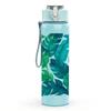 1PC Tropical Monstera Leaf 750ml Color Plastic Sports Water Bottle Leakproof Flip Straw Lid Suitable for Sports Office Home Use
