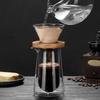 Insulated Borosilicate Glass Coffee Brewer Carafe and Dripper Set For Cold Brew And Hot Pour Coffee With Simple Cleaning