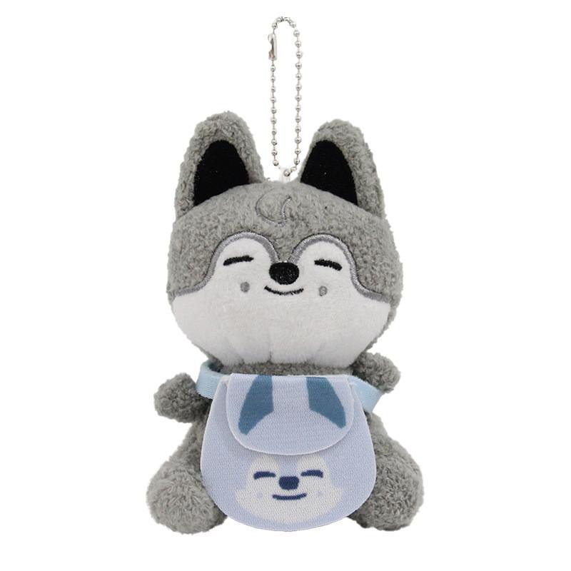 Stray Kids Cartoon Animal Plush Doll Pendant With Soft Water Crystal Fabric For Gift