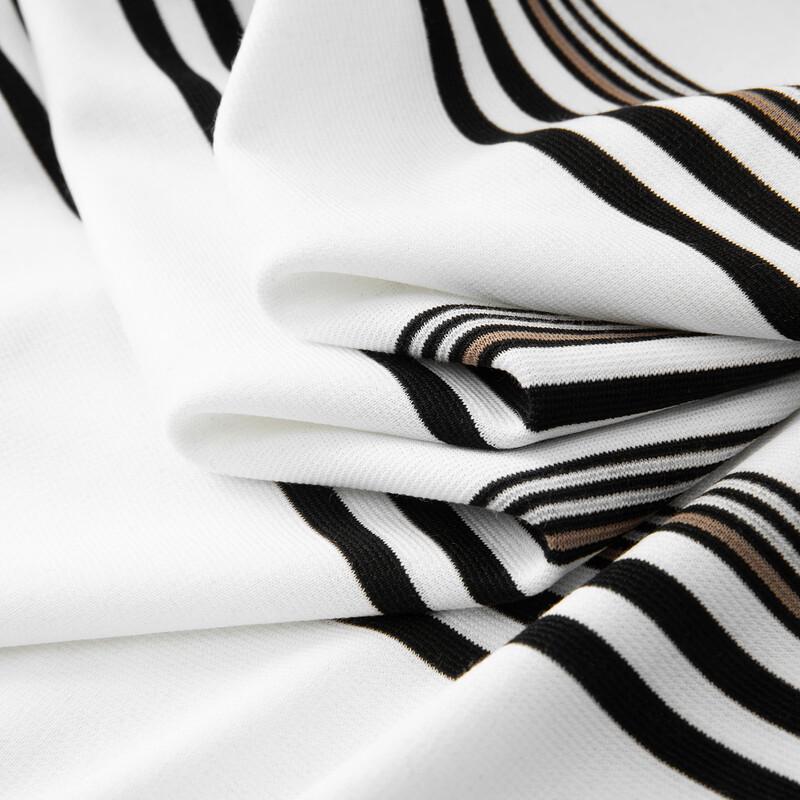 Men's Plus Size Striped Round Neck T-Shirt