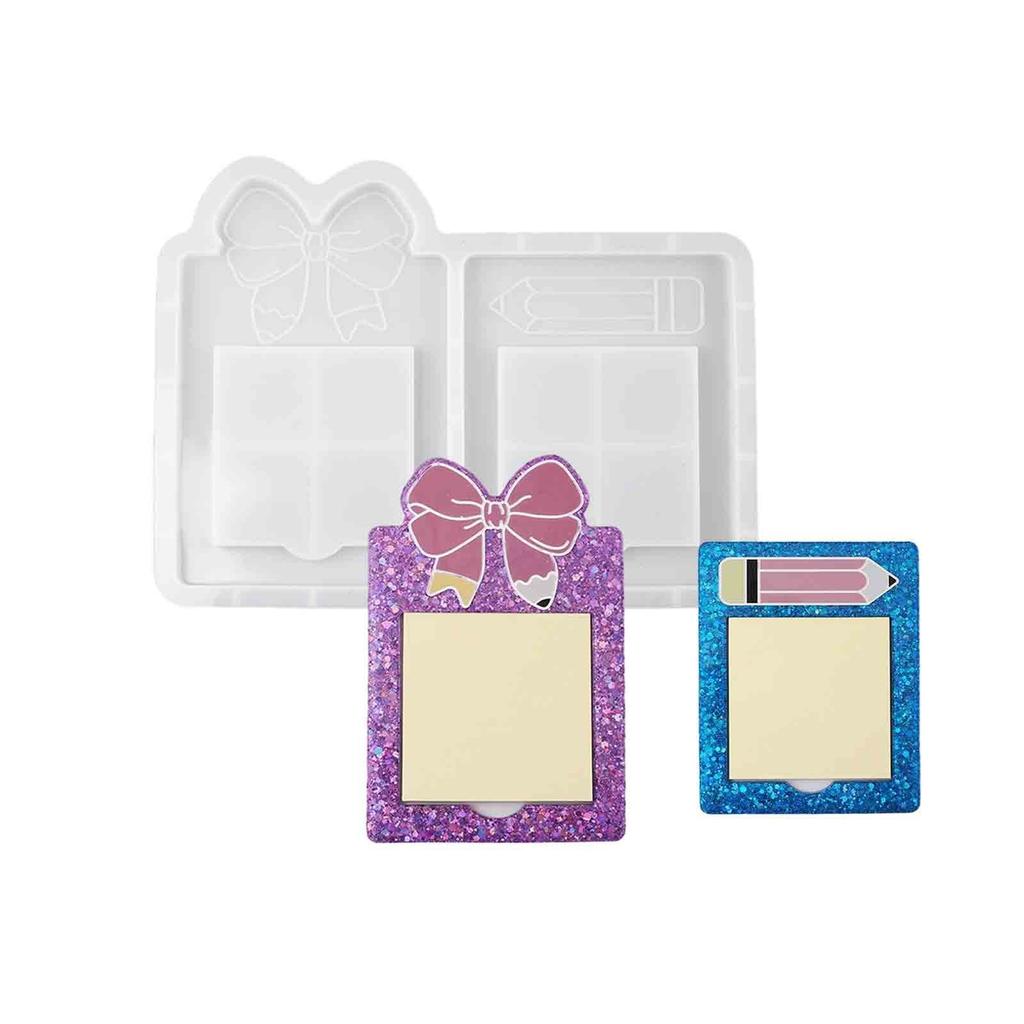 Silicone Resin Craft Moulds Sticky Note Shape Resin Frames Moulds Silicone Molds Present for Crafting Enthusiasts