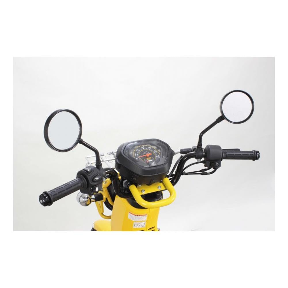 SP Takegawa Steering Handle Pipe, Black Chrome Plated, for Cross Cub 110 (JA10/JA45), 2006-01-2011