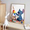 Disney Stitch Diamond Painting Kit DIY Round Home Wall Decor Adult Handmade Gift