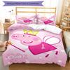 3pcs Peppa Pig Bedding Set Duvet Cover Closure Includes 1 Duvet Cover & 2 Pillowcases, Soft and Comfortable for All Seasons.