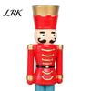 Modern Holiday Table Decor Nutcracker Resin Candle Holder, Pastel Christmas Soldier Figurine for Birthday Souvenir Gifts Desk Shelf, Festive