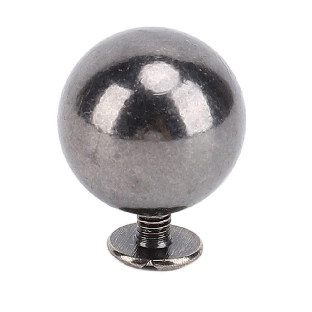 50sets Versatile 10mm Diameter Rivet Kit Heavy Duty DIY Projects Leather Rivets Sphere Rivet For Leather Crafts