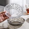Transparent Light Luxury Fruit Plate Home Living Room Coffee Table Snack Plate Snack Plate Fruit Plate Saucer Spit Bone Plate