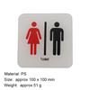 Male and Female Toilet Signage Sign Restroom Label WC Door Signs Men Women Bathroom Indicator for Mall Shops Cafe Home House